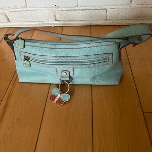 Tignanello Aqua Leather Shoulder Bag